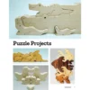 Adorable Animal Family Puzzles in Wood