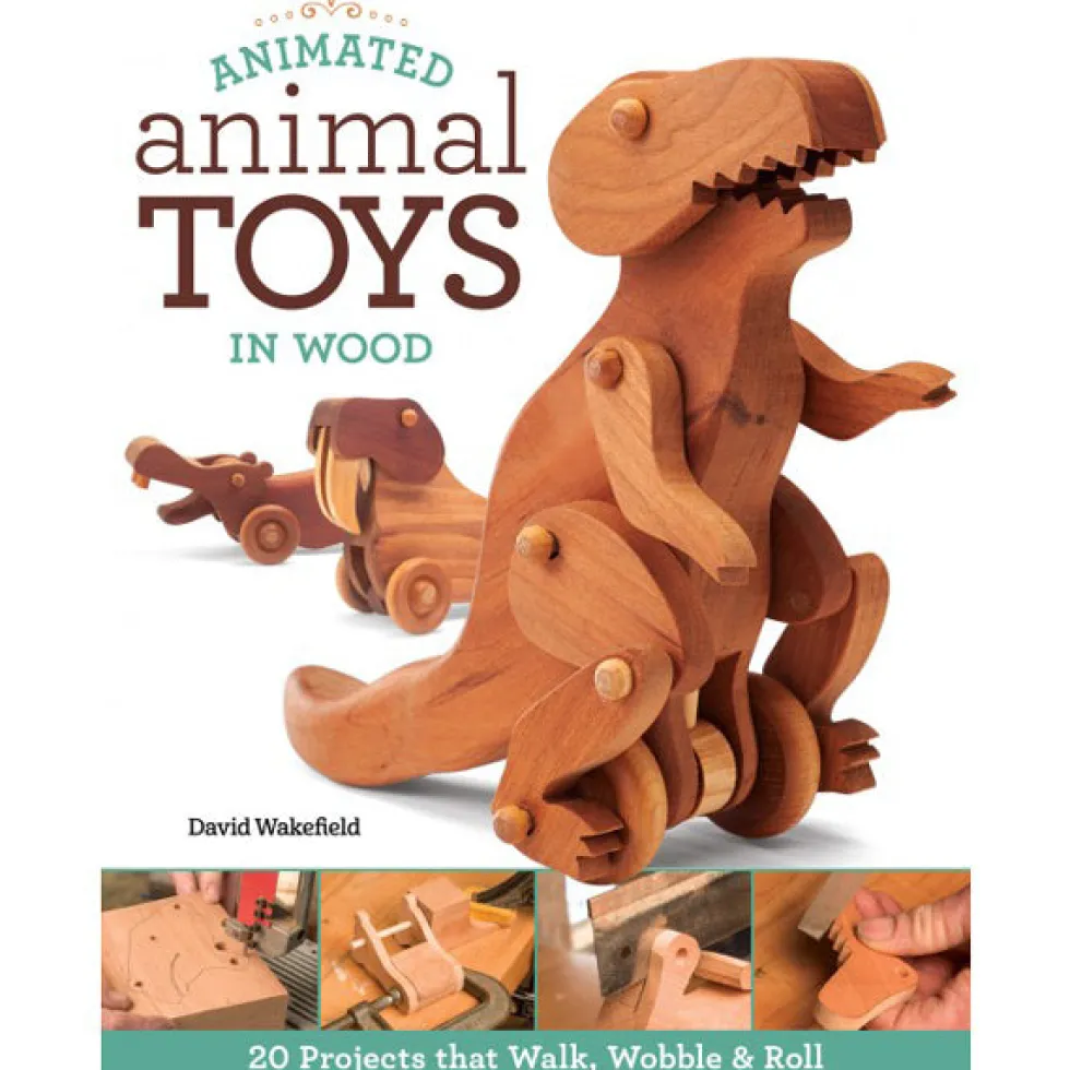 Animated Animal Toys in Wood by David Wakefield