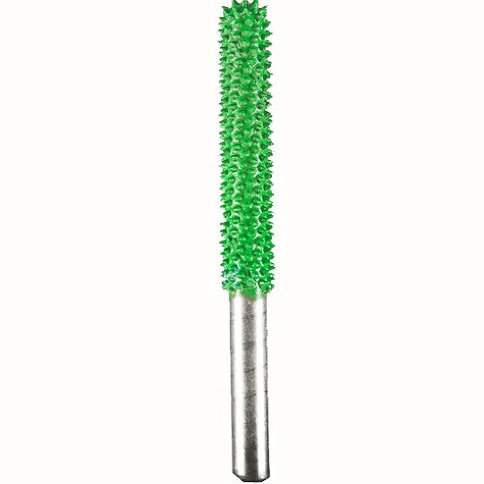 Ball Nose Saburr Tooth Carbide Burrs - 1/4 inch Shank