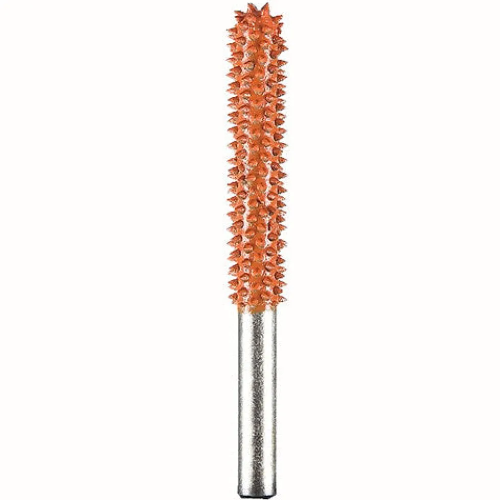 Ball Nose Saburr Tooth Carbide Burrs - 1/4 inch Shank