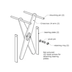 Benchcrafted Crisscross Hardware