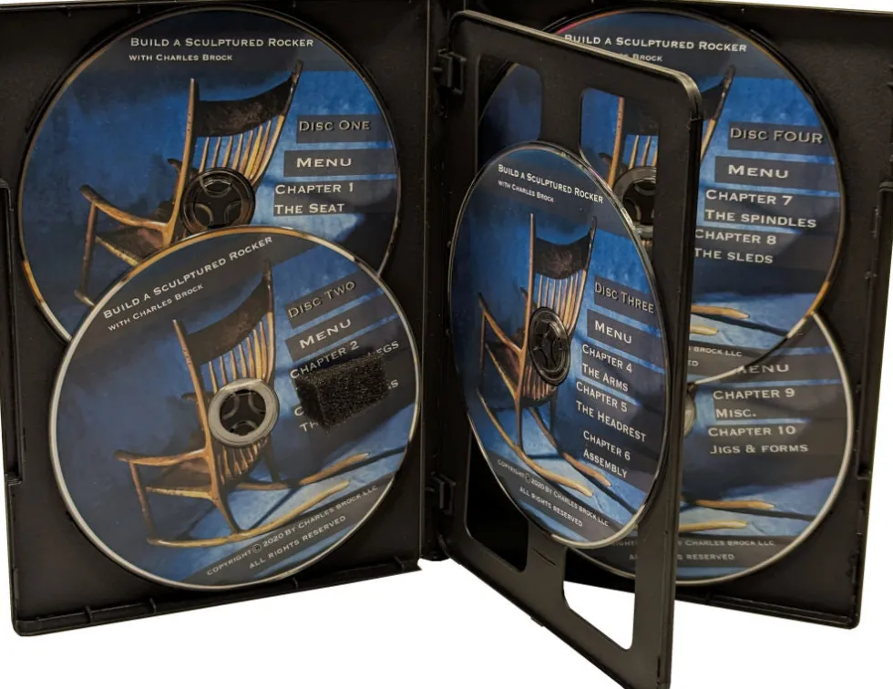 Build a Sculptured Rocker with Chuck Brock DVD Set & Streaming Video