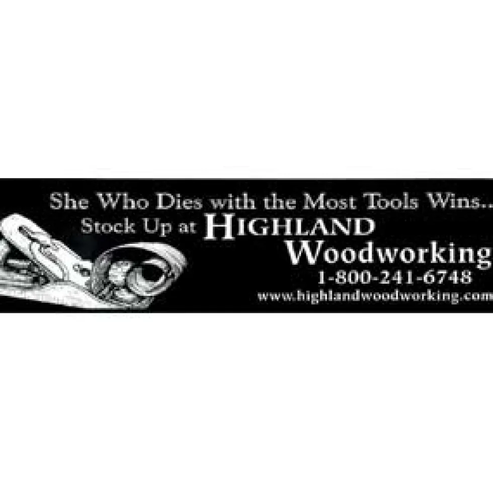 Bumper Sticker "She Who Dies with the Most Tools..."