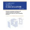 Cabinet Parts Calculator DVD ROM