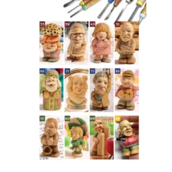 Carving Little Caricatures - Karen Scalin