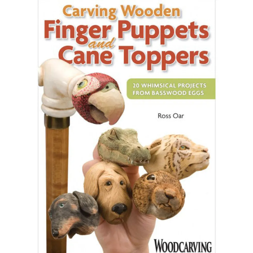 Carving Wooden Finger Puppets and Cane Toppers