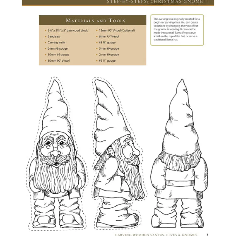 Carving Wooden Santas, Elves & Gnomes