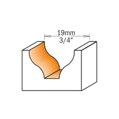 CMT Decorative Beading Router Bit - 1/4 inch shank