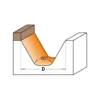 CMT 60 Degree Lettering Router Bit with Bearing - 1/2 shank