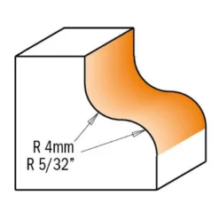 CMT 5/16 inch Ogee Bit - 1/4in shank