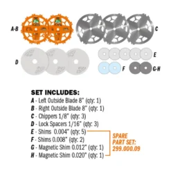 CMT Locked Dado Pro - 8 inch