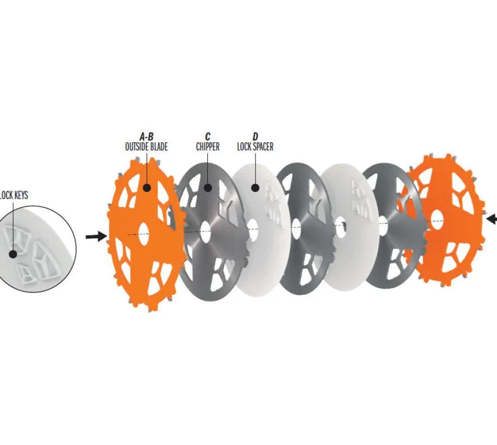 CMT Locked Dado Pro - 8 inch