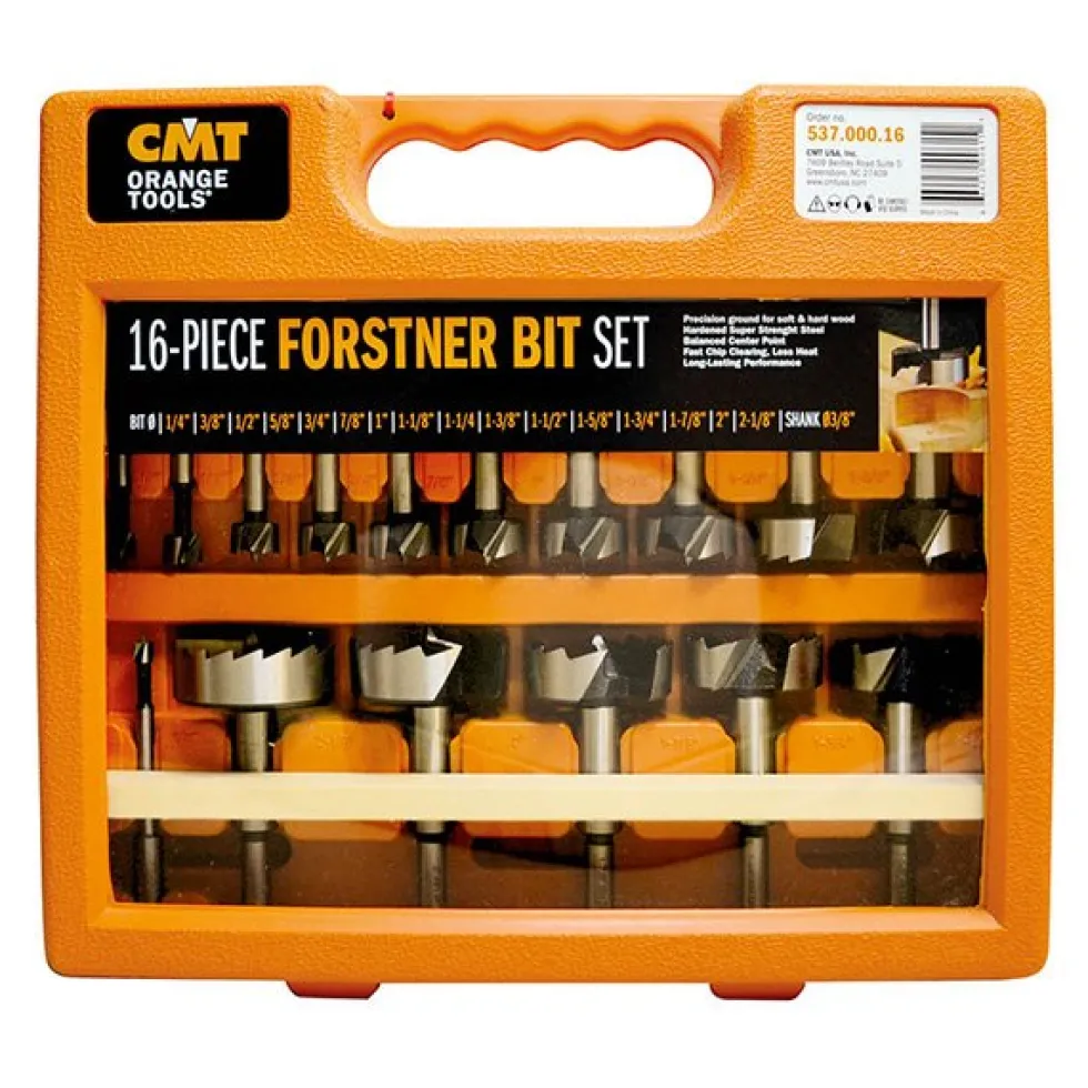 CMT Set of 16 Forstner Bits