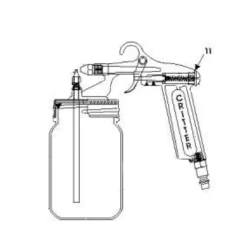 Critter Spray Gun Air Valve Cap O-Ring - Pack of 5