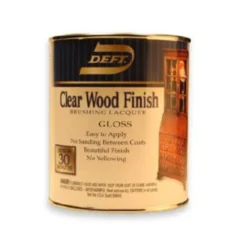 Deft Gloss Brushing Lacquer - Quart