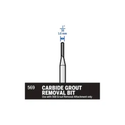 Dremel 1/16" Grout Removal Bit