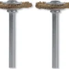 Dremel 3/4 inch Brass Wire Wheel Brush - Pack of 2
