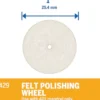 Dremel 1 inch Felt Wheel
