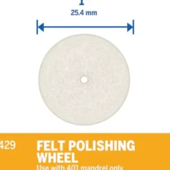Dremel 1 inch Felt Wheel