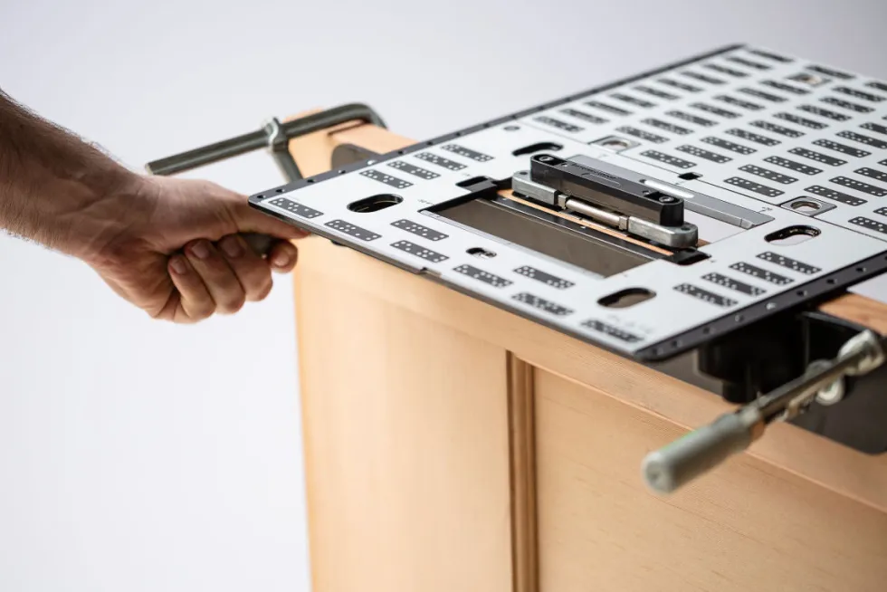 Edge Mortising Adapter for Shaper Workstation