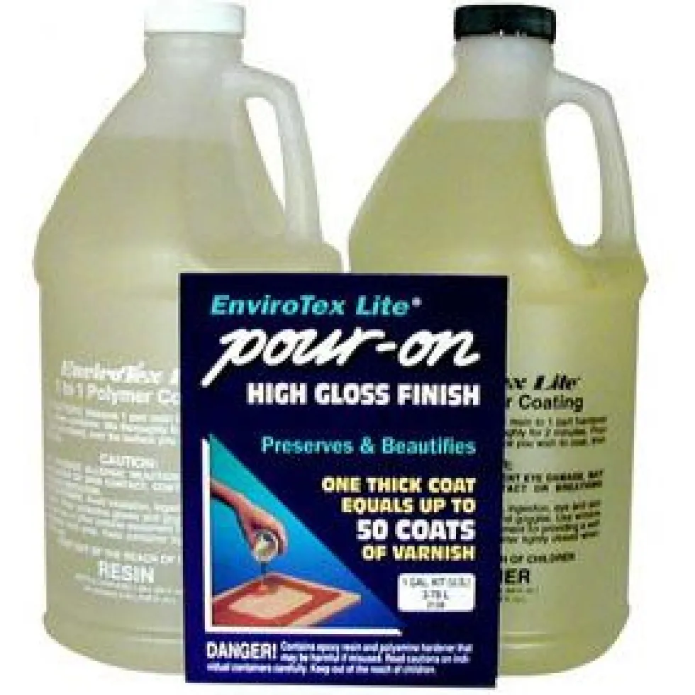 Envirotex Lite Table and Bar Top Epoxy Resin Finish