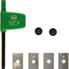 Festool Carbide Inserts for Router Bits - Pack of 4 - 12mm x 12mm x 1.5mm