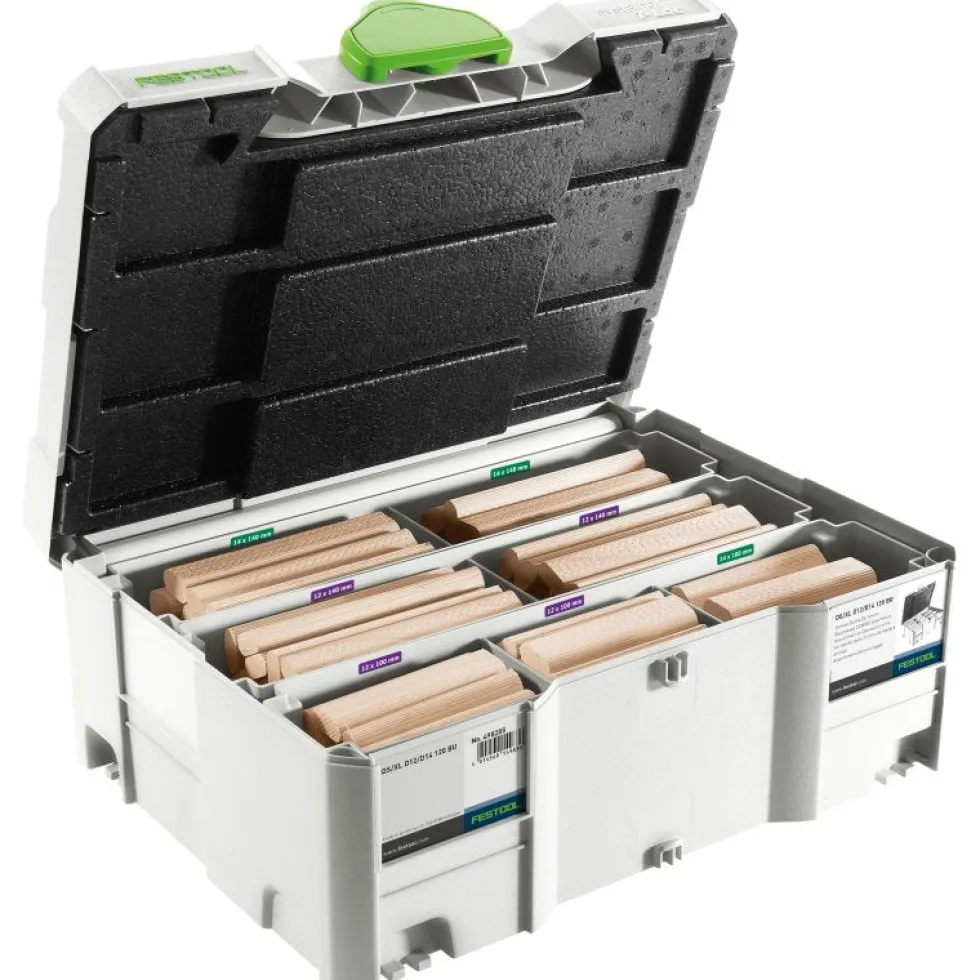 Festool Domino XL DF 700 Cutter & Tenon Assortment Systainer