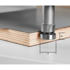 Festool Edge Trim Router Bit - Hollow Shank