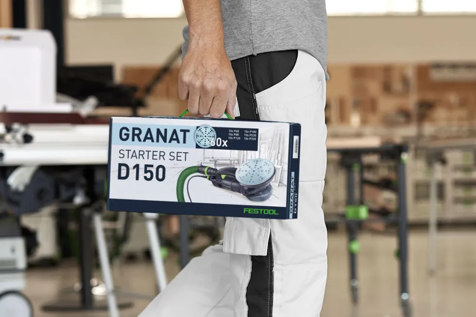 Festool Granat 150mm Sanding Disc Starter Set - Pack of 60