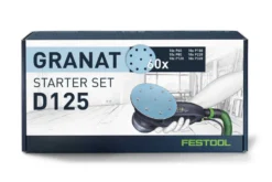 Festool Granat 125mm Sanding Disc Starter Set - Pack of 60