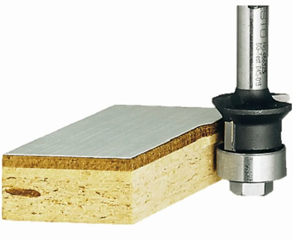 Festool 24mm Chamfer Edge Trim Bit - 8mm shank