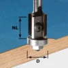 Festool 19mm Insert Flush Trim Router Bit - 8mm shank