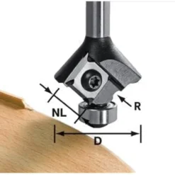 Festool Radius Router Bits for Edge Banding