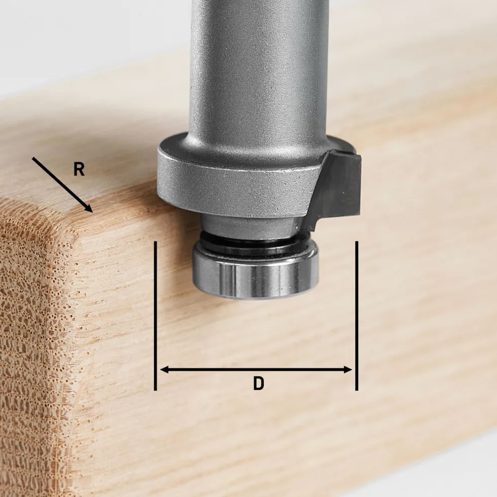 Festool Roundover Router Bits - Hollow Shank