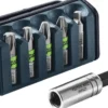 Festool Set of Five Impact Driver Bits with Magnetic Bit Holder