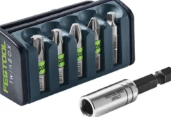 Festool Set of Five Impact Driver Bits with Magnetic Bit Holder