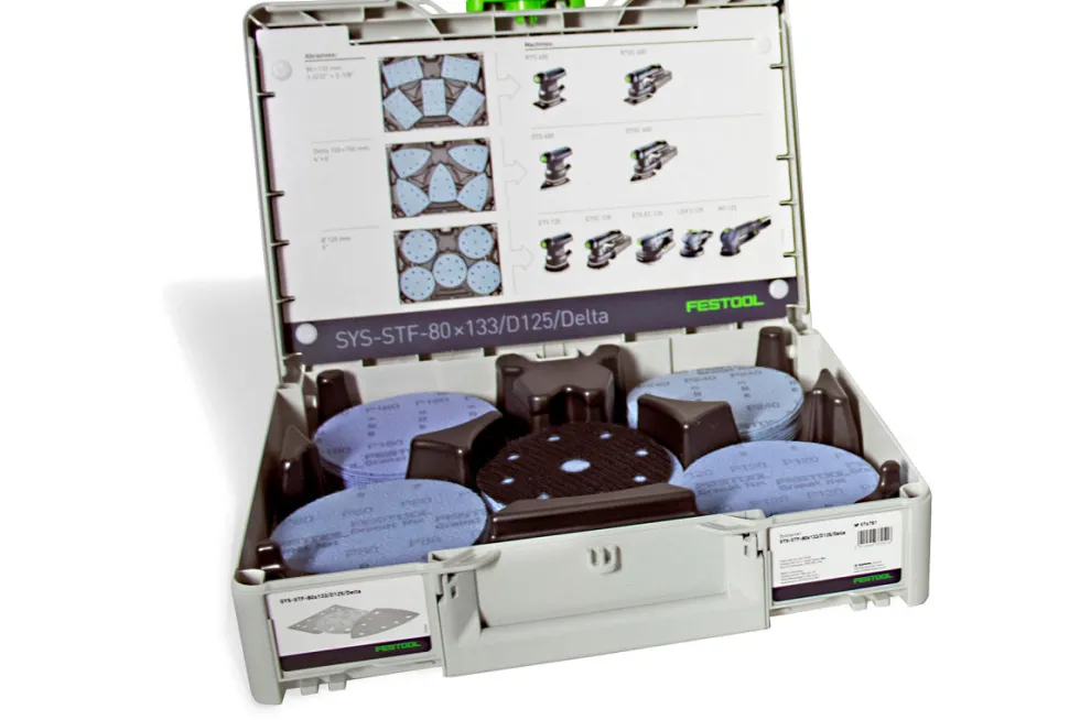 Festool SYS3 Abrasives Organizer - SYS-STF-80x133/D125/Delta