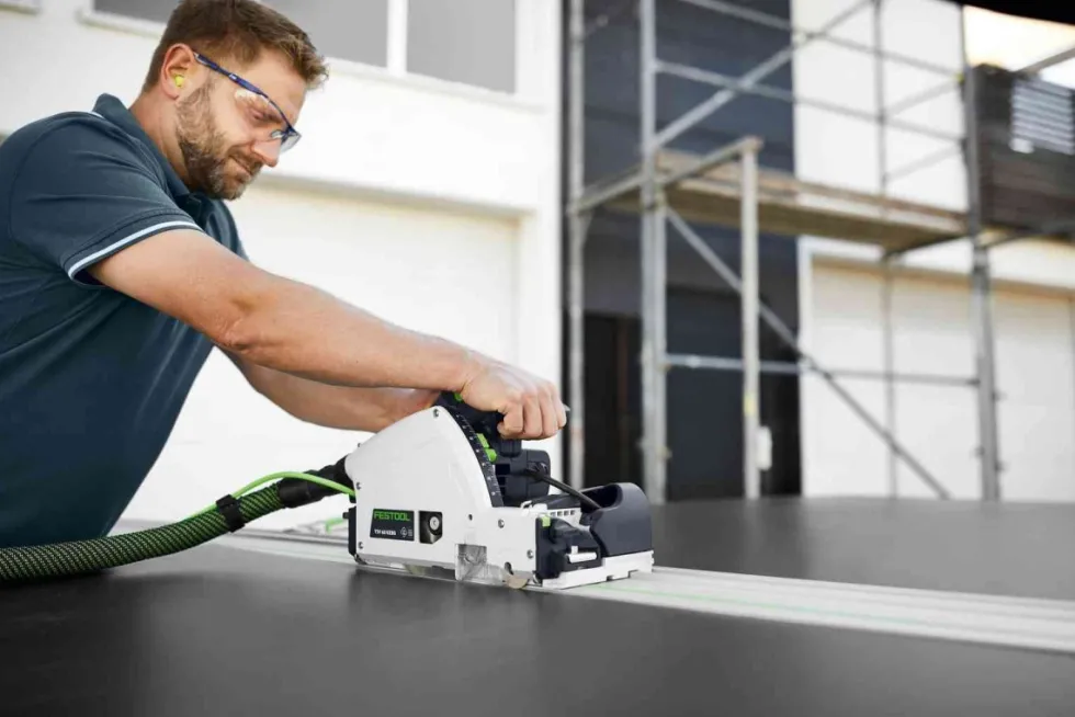 Festool TSV 60 KEB-F-Plus Plunge Cut Track Saw with Scoring Blade