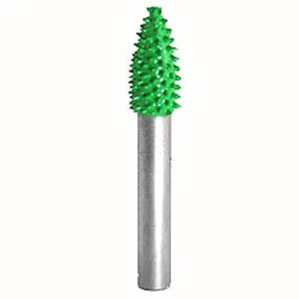 Flame Saburr Tooth Carbide Burrs - 1/4 inch Shank