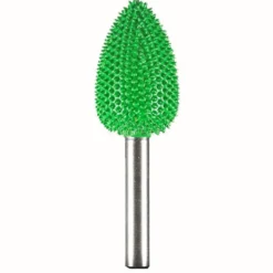 Flame Saburr Tooth Carbide Burrs - 1/4 inch Shank