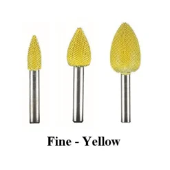 Flame Saburr Tooth Carbide Burrs - 1/4 inch Shank