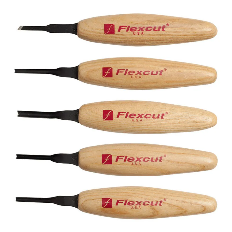 Flexcut Micro Tool Set of 5 - 3mm Assortment