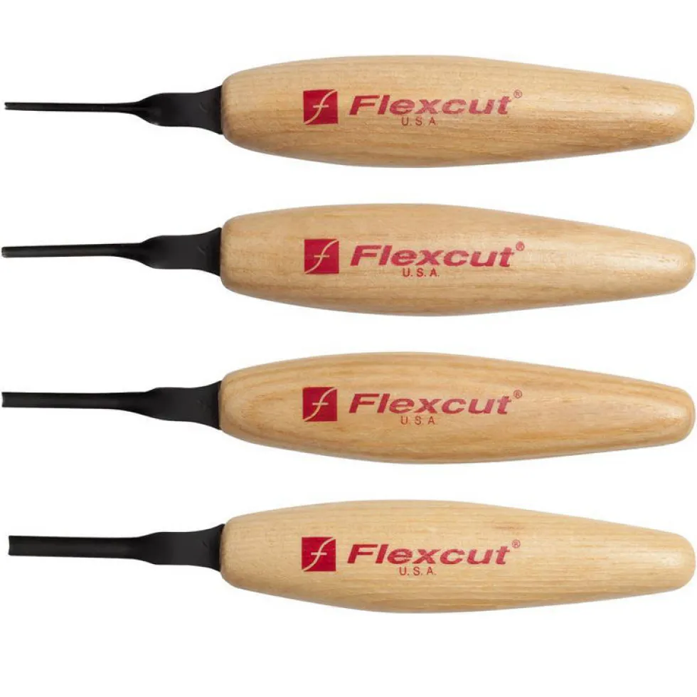 Flexcut Micro Tool Set of 4 - Sweeps