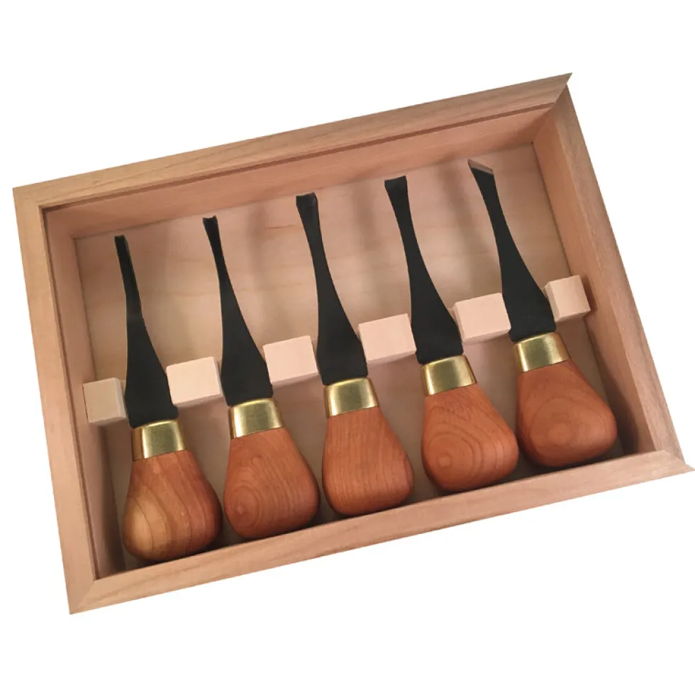 Flexcut Premium Beginners Palm Chisels - Set of 5