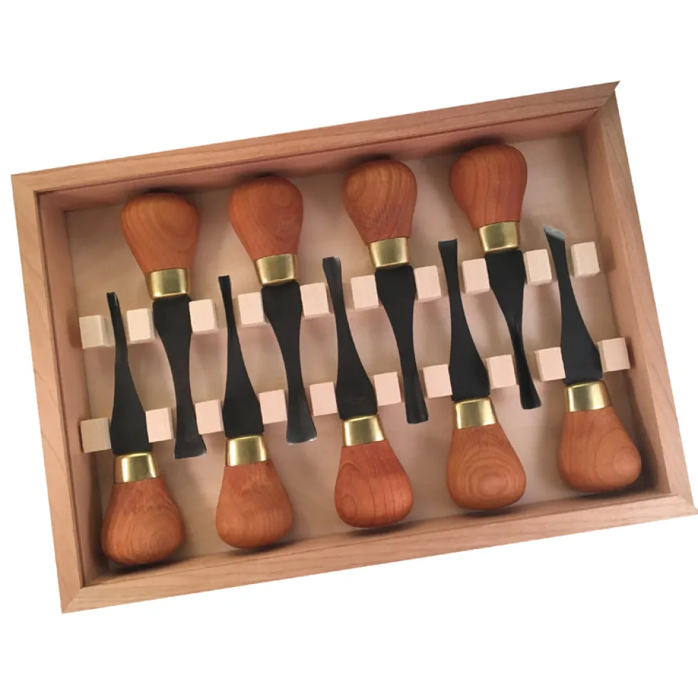 Flexcut Premium Deluxe Palm Chisels - Set of 9