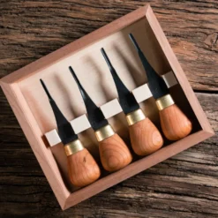 Flexcut Premium Micro Palm Chisels - Set of 4