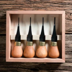 Flexcut Premium Micro Palm Chisels - Set of 4