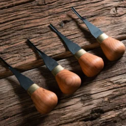 Flexcut Premium Mini Palm Chisels - Set of 4