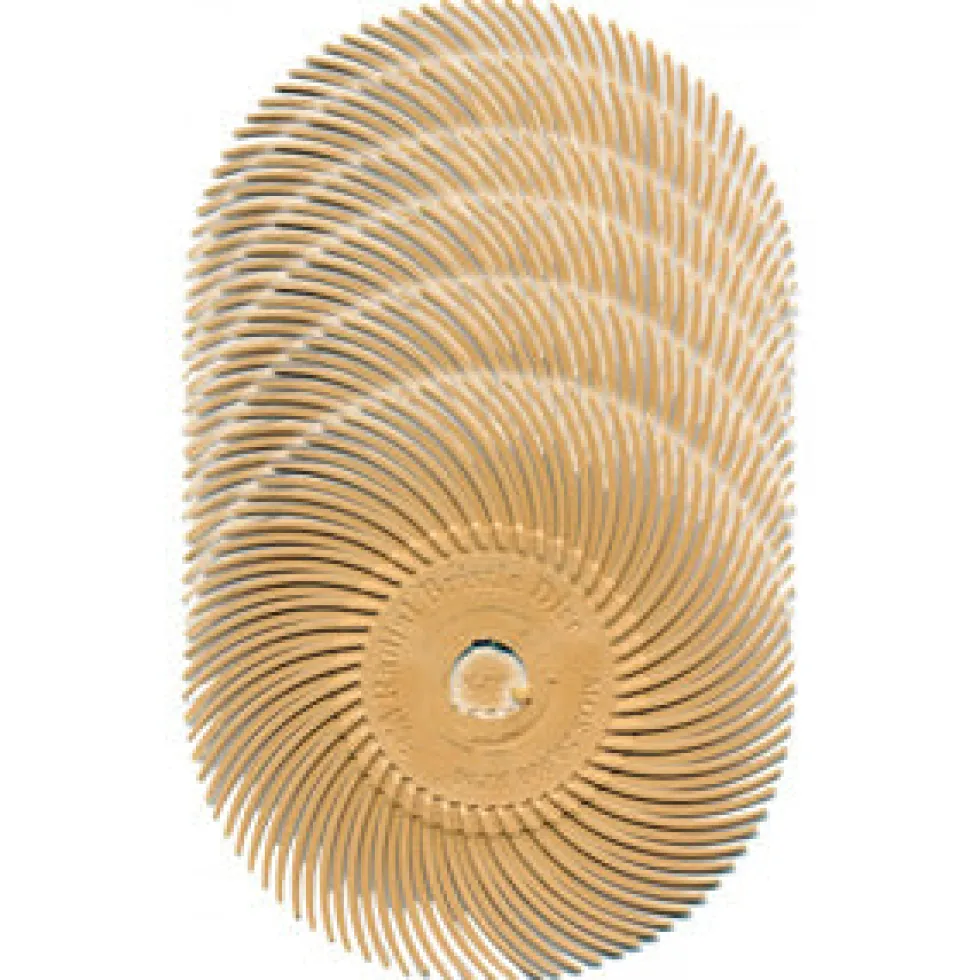 Foredom 3 inch Radial Bristle Brush - Pack of 6