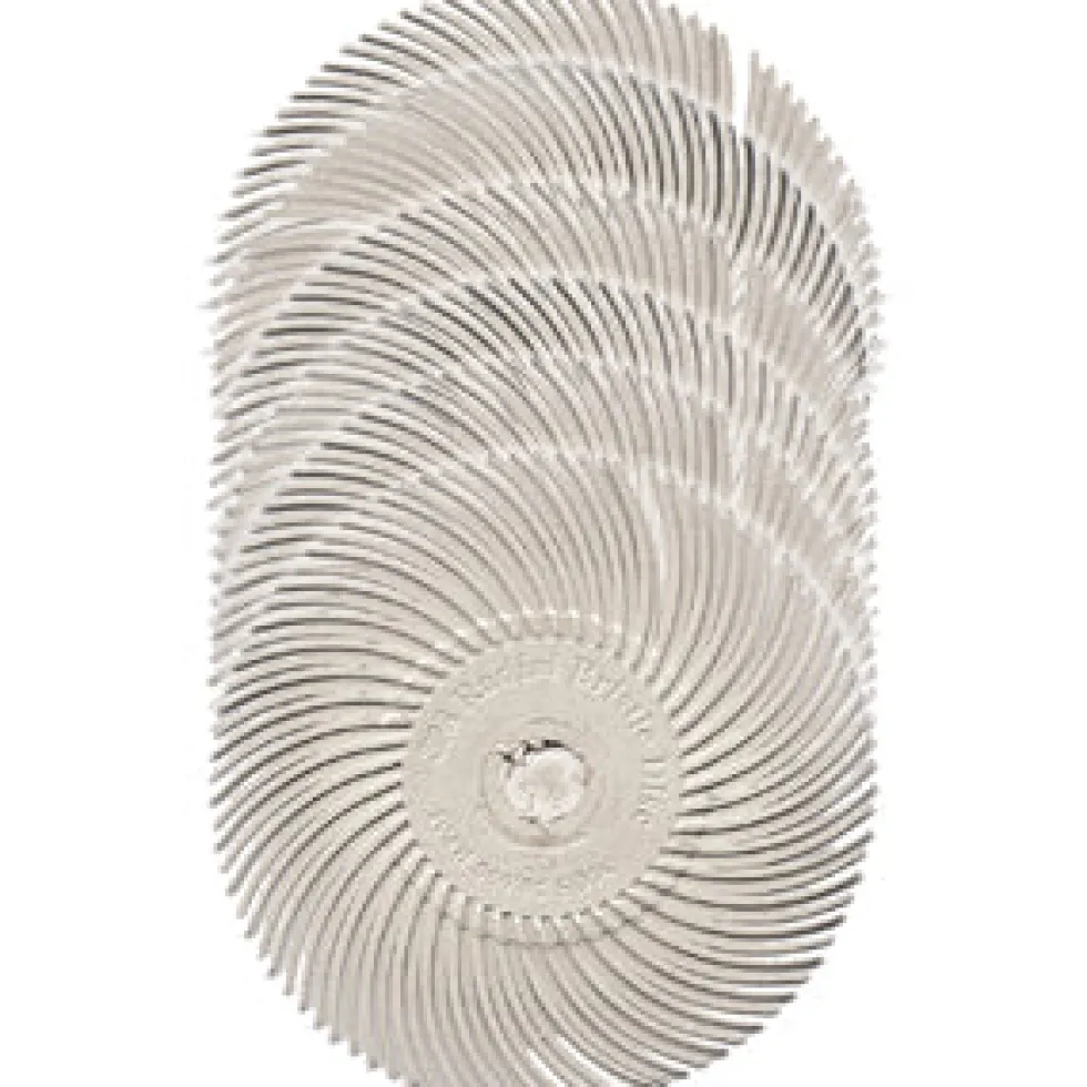 Foredom 3 inch Radial Bristle Brush - Pack of 6